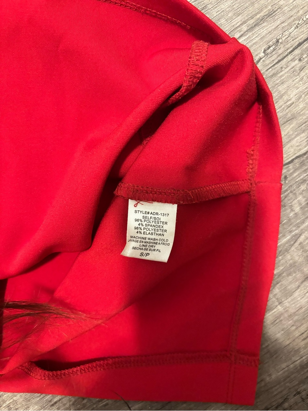Sleeveless Open-Back Midi Dress in Deep Red - Picture 4 of 4
